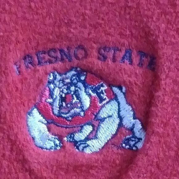 Fresno State Bulldogs Women's Half Zip Fleece Sweatshirt - Picture 3 of 9